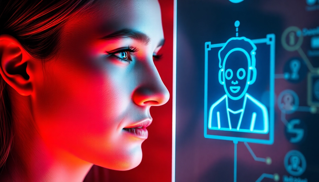 Engaging human or not AI debate with a split-screen showing human face and chatbot icon for clarity and contrast, capturing AI-human interaction and judgment cues.