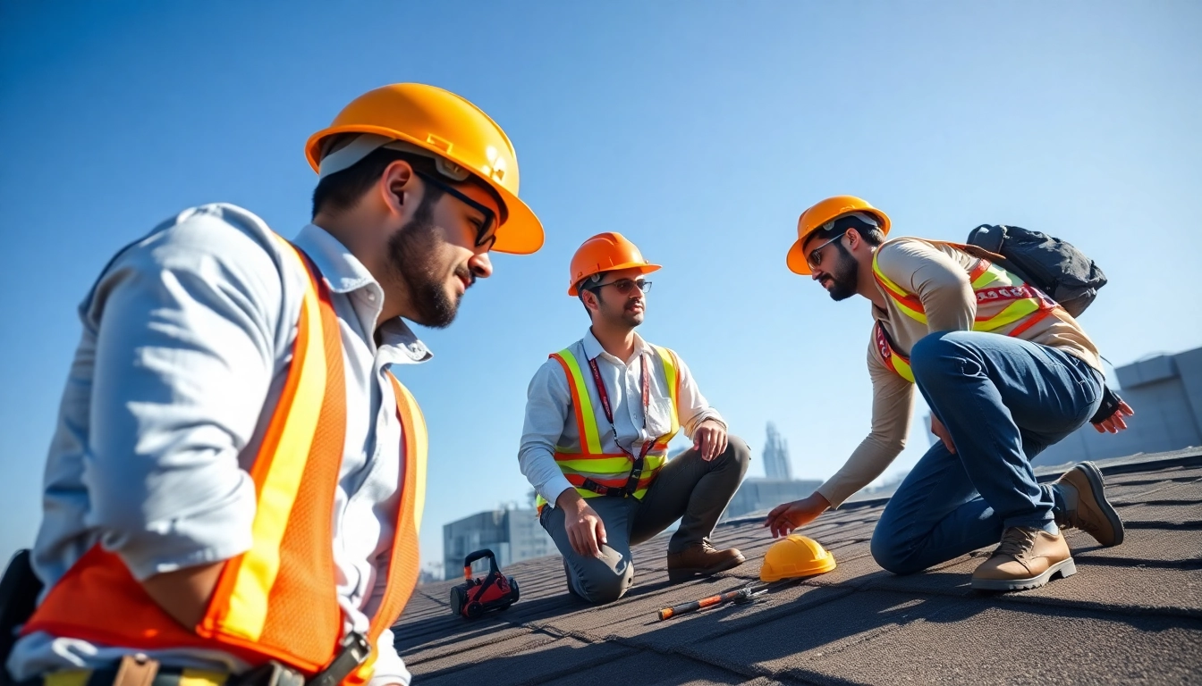 Trusted roofing contractors in action, showcasing quality craftsmanship and safety on a residential roof, ensuring durability and expert installation.