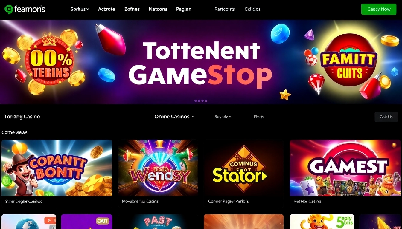 Guide to casinos not on GameStop in the UK, showcasing trusted platforms and betting options for players seeking alternatives, with sleek design elements.