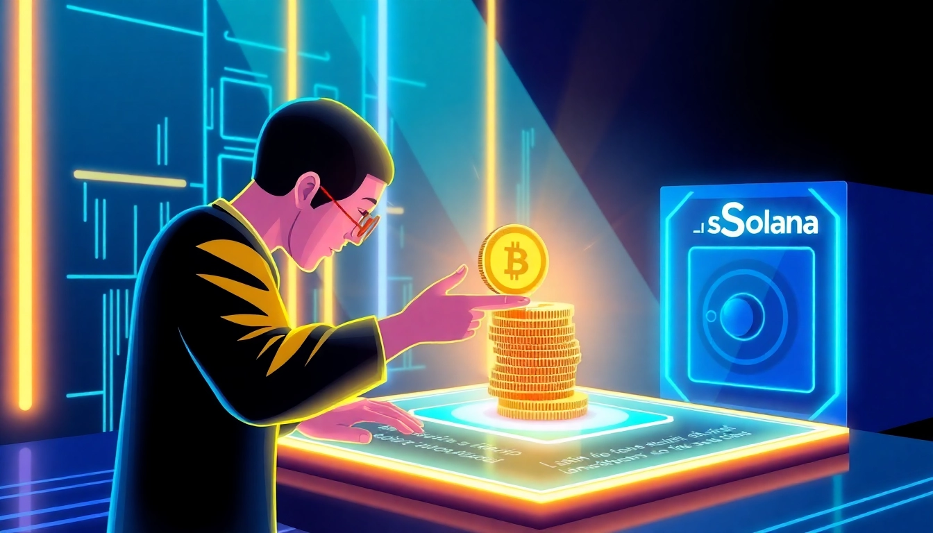 Securely staking Solana tokens on a user-friendly DeFi platform to maximize rewards confidently.