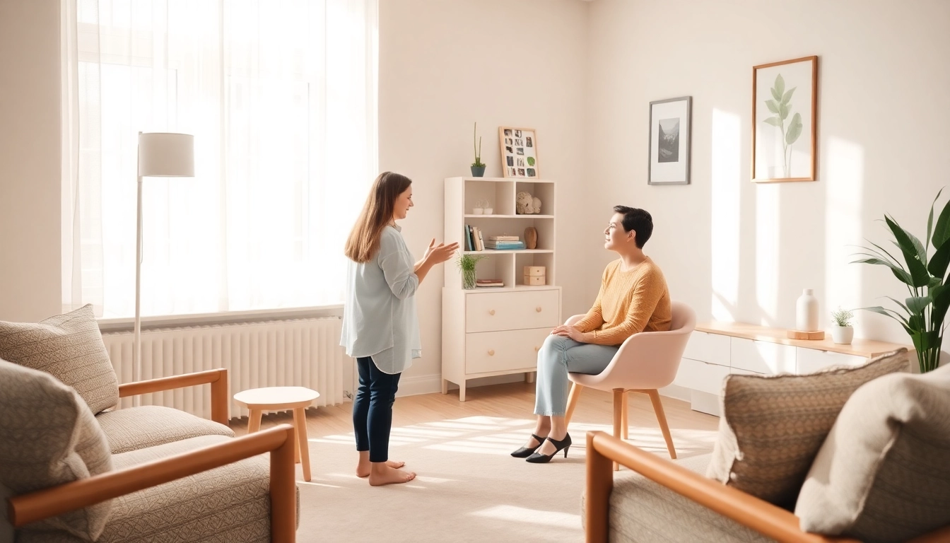 Professional Psycholog Lublin providing compassionate therapy in a cozy, inviting space that fosters trust and healing.