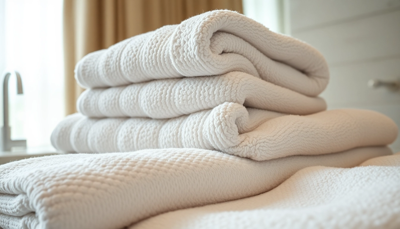 Professional hotel towel supplier showcasing high-quality, soft, and absorbent towels perfect for luxury hospitality spaces