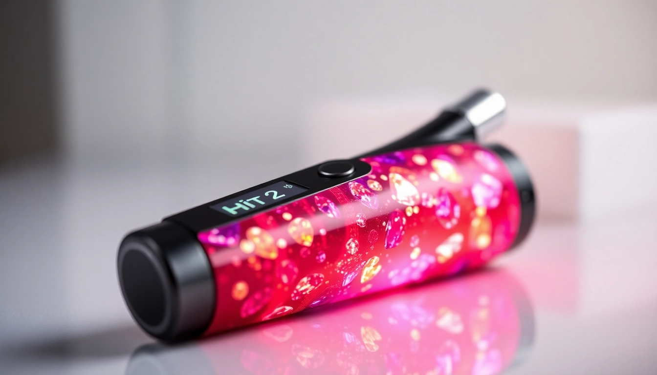 Hitz 2g reviews show a premium disposable vape with a vibrant LCD screen and liquid diamonds
