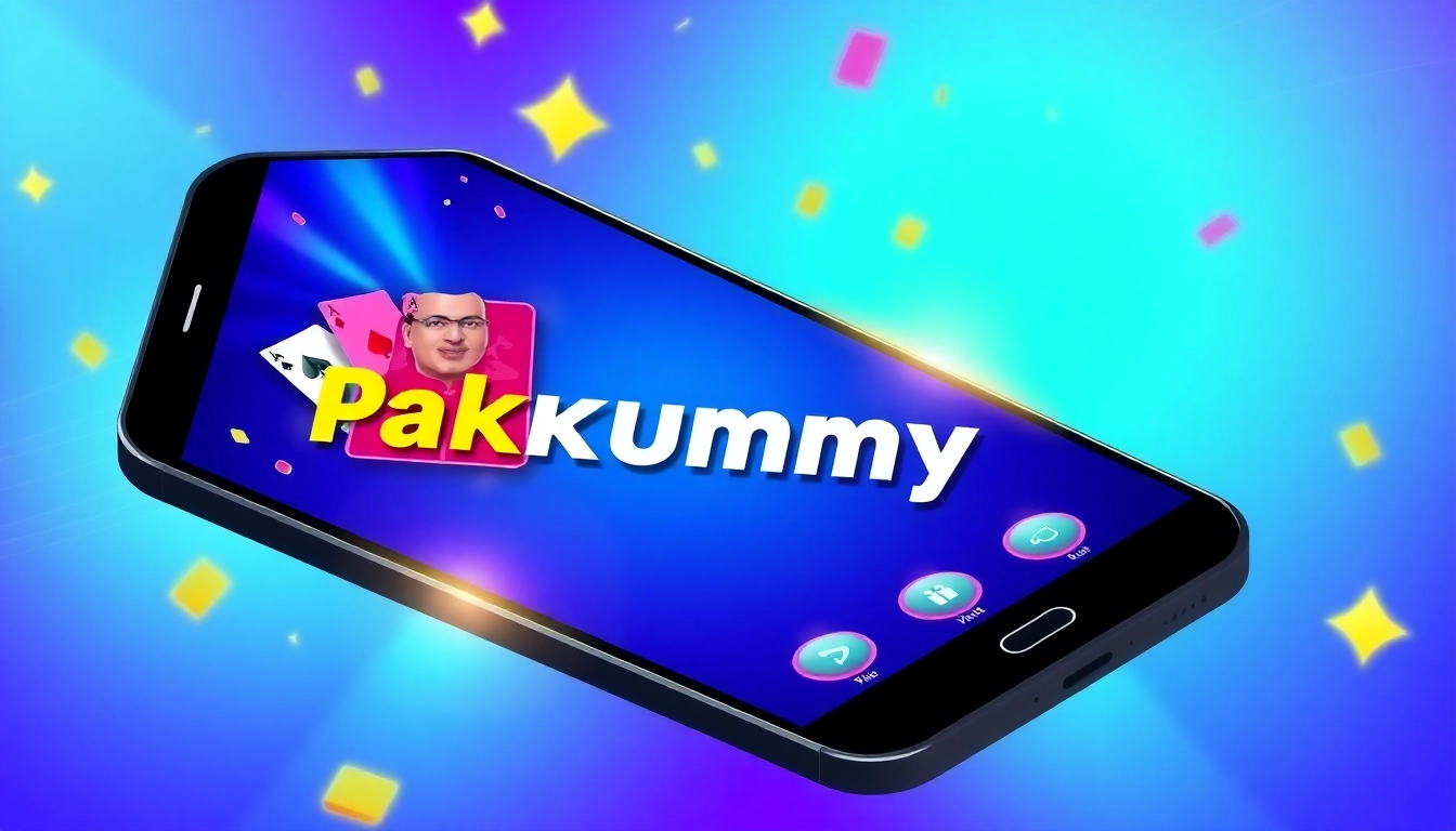 Pakrummy online gaming platform featuring app gameplay on a mobile device with colorful cards
